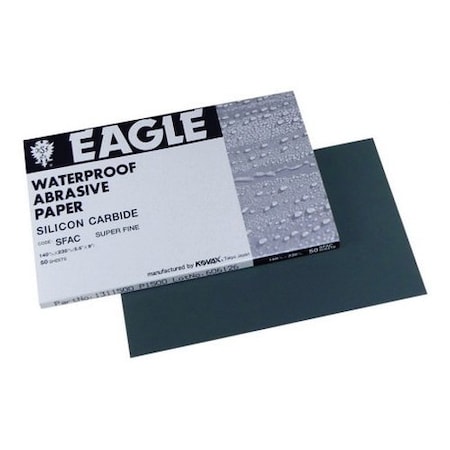 Eagle Abrasives Waterproof 1/2 Sheets -P1200, 50PK 131-1200